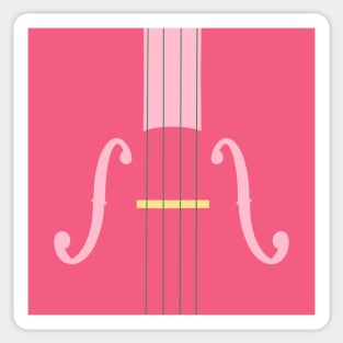 Strings in Pink, Green and Yellow Sticker